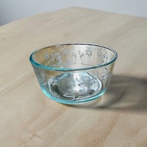 PYREX Glass Holiday Bowl with Winter Design